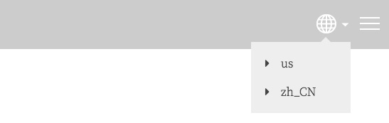 ワードプレスの多言語サイトインターフェース